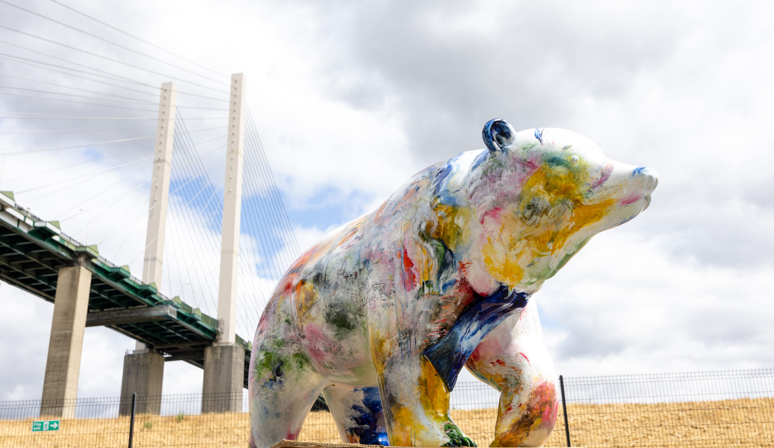 ELLENOR BRINGS MICHAEL ROSEN’S BEAR TO LIFE IN PUBLIC ART TRAIL